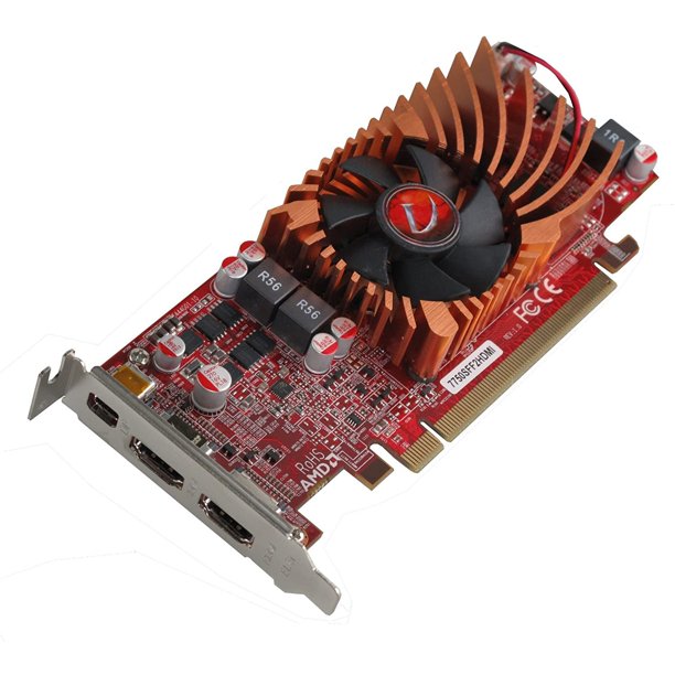 VisionTek Radeon 7750 SFF 1GB DDR3 3M (2x HDMI, miniDP) Graphics Card