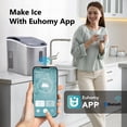 thumbnail image 2 of Máquina de hielo EUHOMY Smart Countertop 12 kg/24 h 9 cubos 8 min, 2 of 7