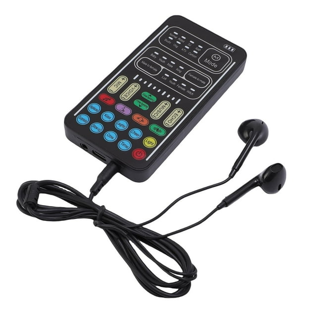 Cambiador de Voz, Modulador de Voz Múltiples Modos Ampliateo Compatibles Con Auriculares Micrófono para El Juego