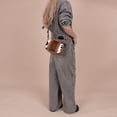 thumbnail image 3 of Montana West Cow Print Crossbody Bag for Women Western Tooled Design with Built in Card Holder, Stylish and Functional Purse, Brown, 3 of 7
