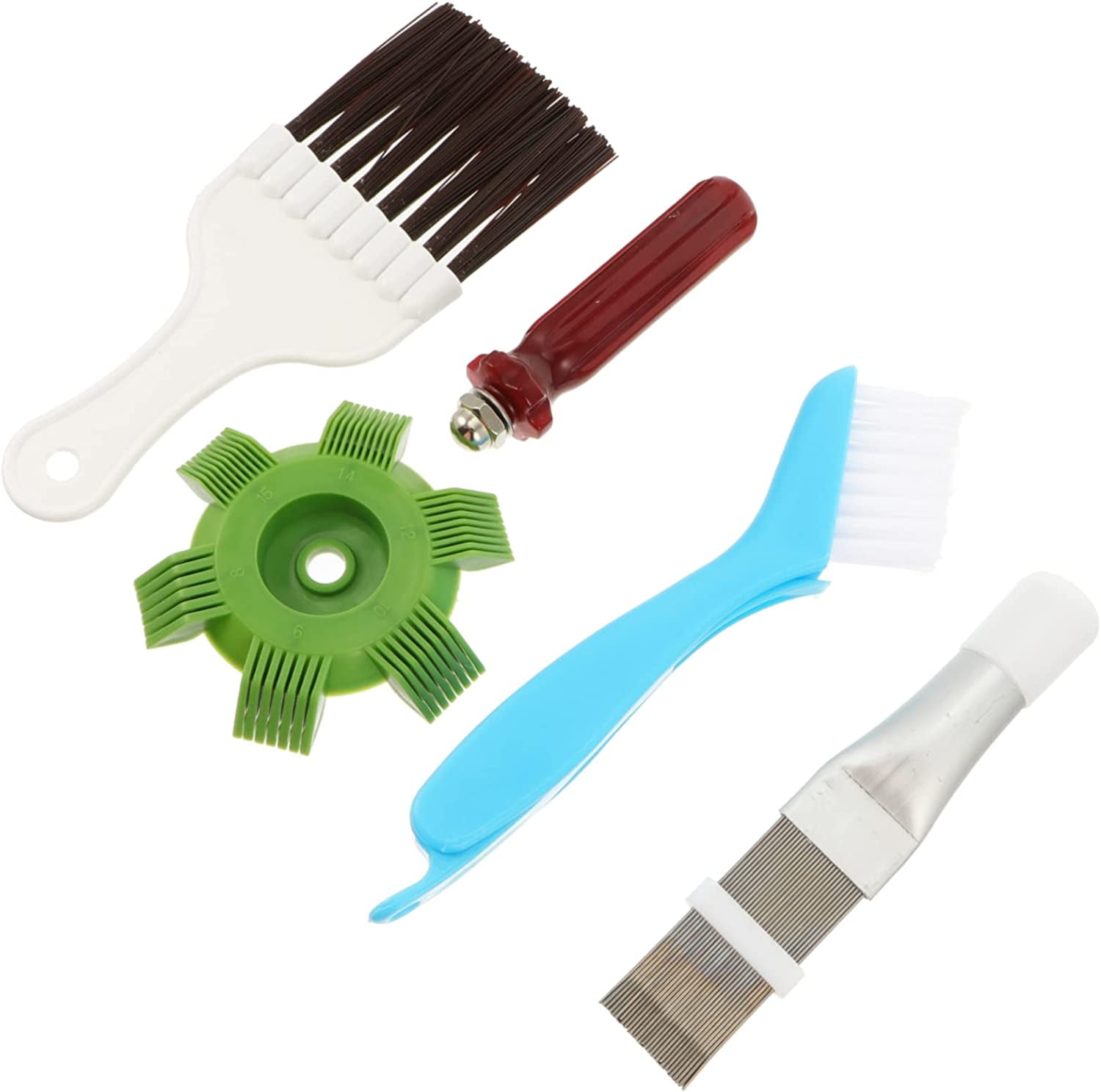 1 Set/4pcs Air Conditioner Cleaning Brush Air Conditioner Fin Comb Air