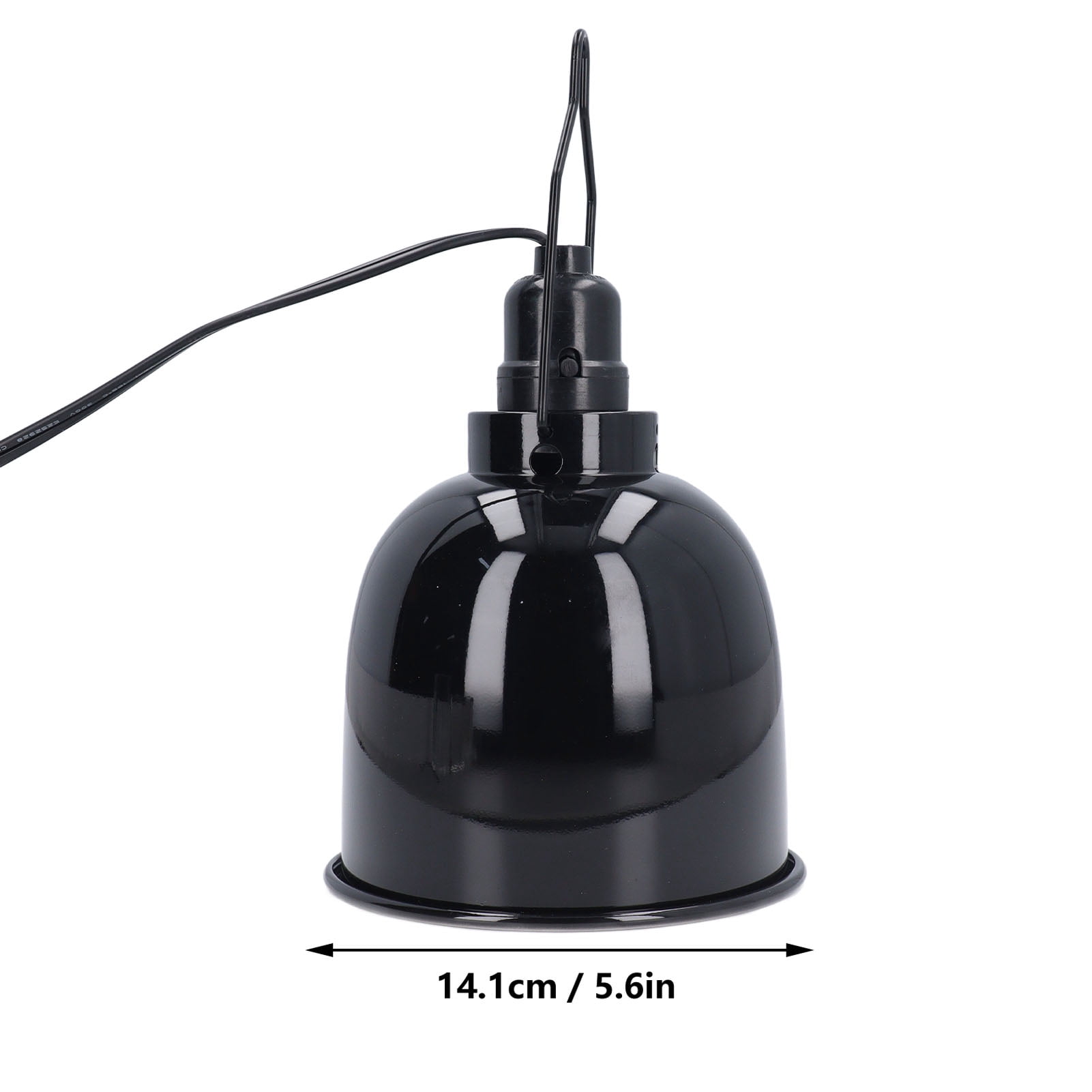 Reptiles Pet Heat Lamp Reptile Heat Lamp, UVB Reptile Light Fixture US Plug 110V Aluminium for Turtles Lizard Terrarium
