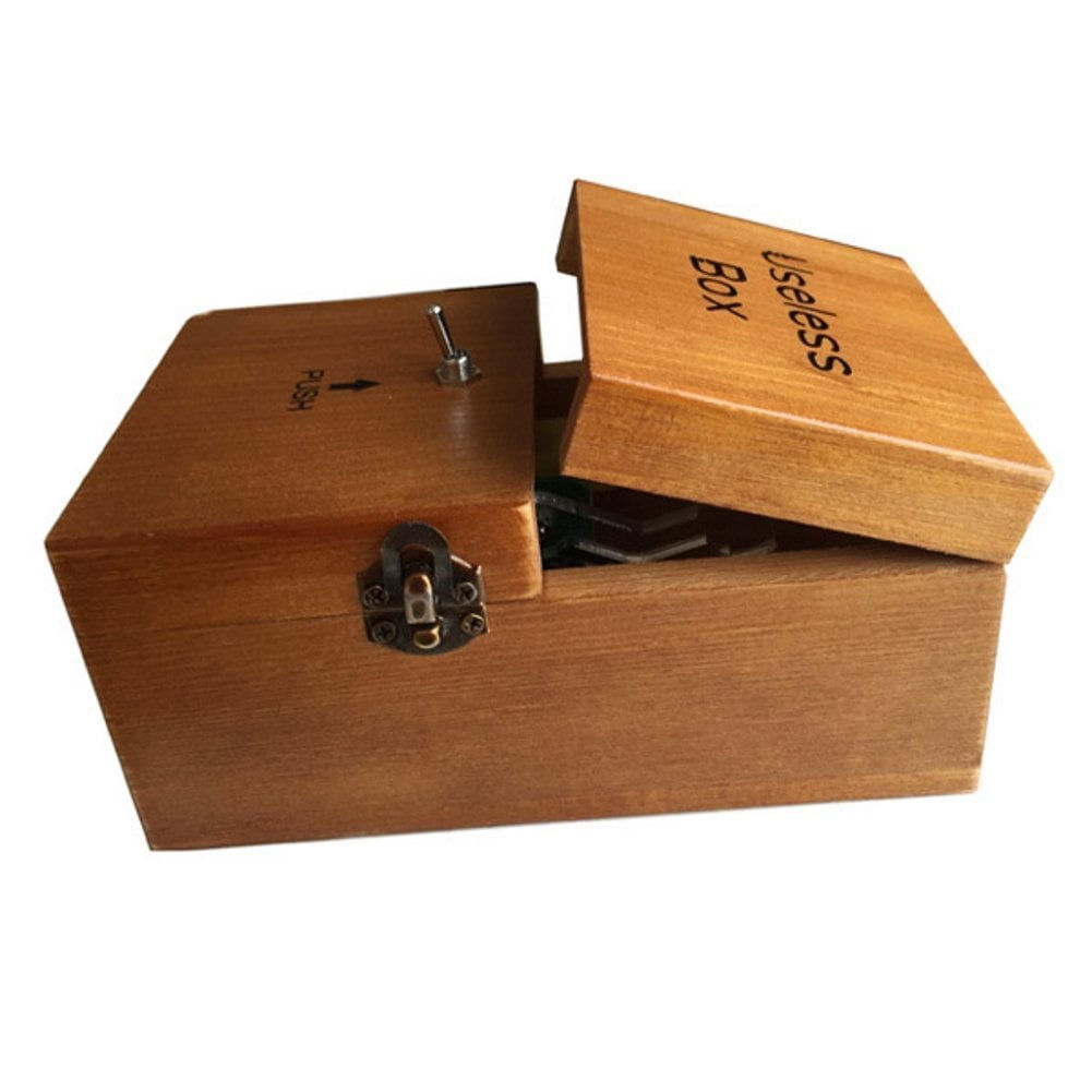 Fully Assembled Wooden Useless Box with Surprise Philippines | Ubuy