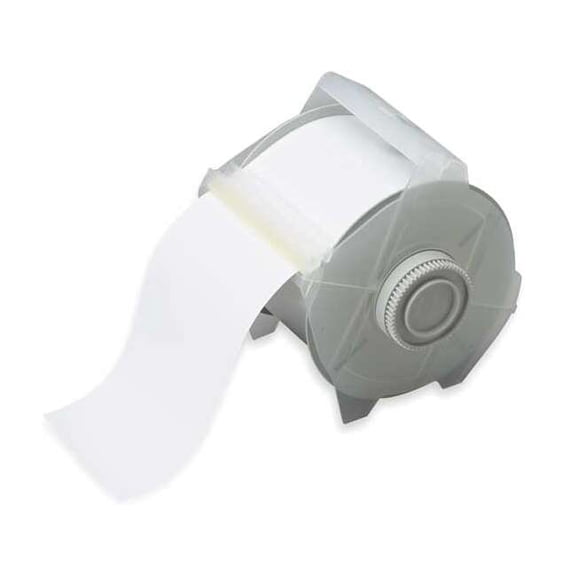Brady Label Tape Cartridge, White, Labels/Roll: Continuous 113110