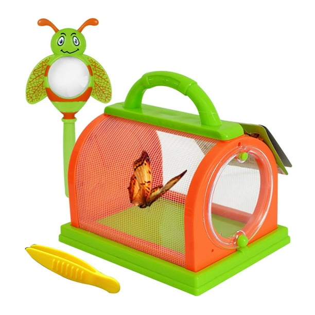 1pce Yellow Kids Bug Catcher Insects Observing Critters Plastic