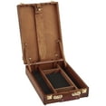 thumbnail image 3 of Soho Urban Artist Sketch Box and Table Easel - Portable, Multi Media, Adjustable Angle with Storage Compartments - Walnut Finish, 3 of 6