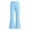 Sky Blue, variant on BLVB Girls Flare Pants Kids Bell Bottom Pants High Waist Casual Loose Fit Dance Yoga Trousers for Teen Girl(Sky Blue,13-14 Years)