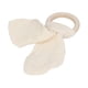 thumbnail image 2 of Baby Wood Ring Teether, Fine Crafted Cotton Gauze Rabbit Ears Design Baby Teething Wooden Ring Bite Resistant  For Babies ANGGREK Beige, 2 of 8