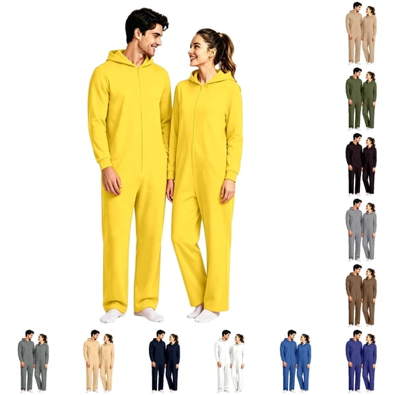 Men's Solid Color Casual Jumpsuit Lightweight Comfortable One Piece for Everyday Wear