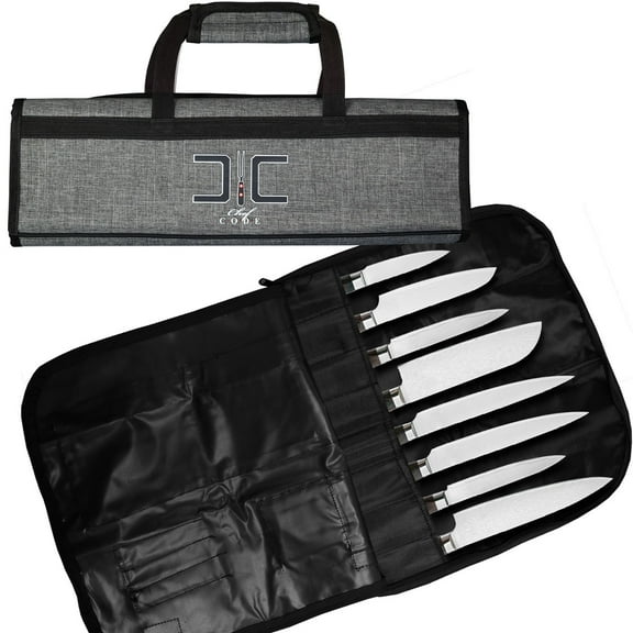 CHEF CODE Chef Knife Bag, Roll Bag for Kitchen Knife Storage