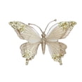 thumbnail image 2 of Glitter Christmas Butterfly Ornament with Large Sized Pendant - 6.69 Inch Festive Wall Hanging Decor with Sparkling Diamonds, Magical Holiday Home Decoration for Christmas Tree, Mantel, Party Decor, 2 of 6