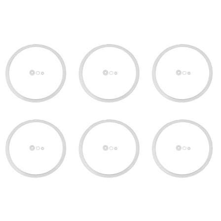 6X Replacement Silicone Rubber Electric Pressure Cooker Parts Sealing Ring Gasket Home 5-6L