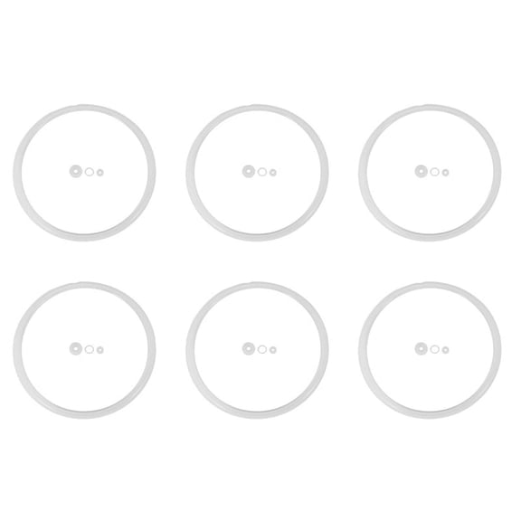 6X Replacement Silicone Rubber Electric Pressure Cooker Parts Sealing Ring Gasket Home 5-6L