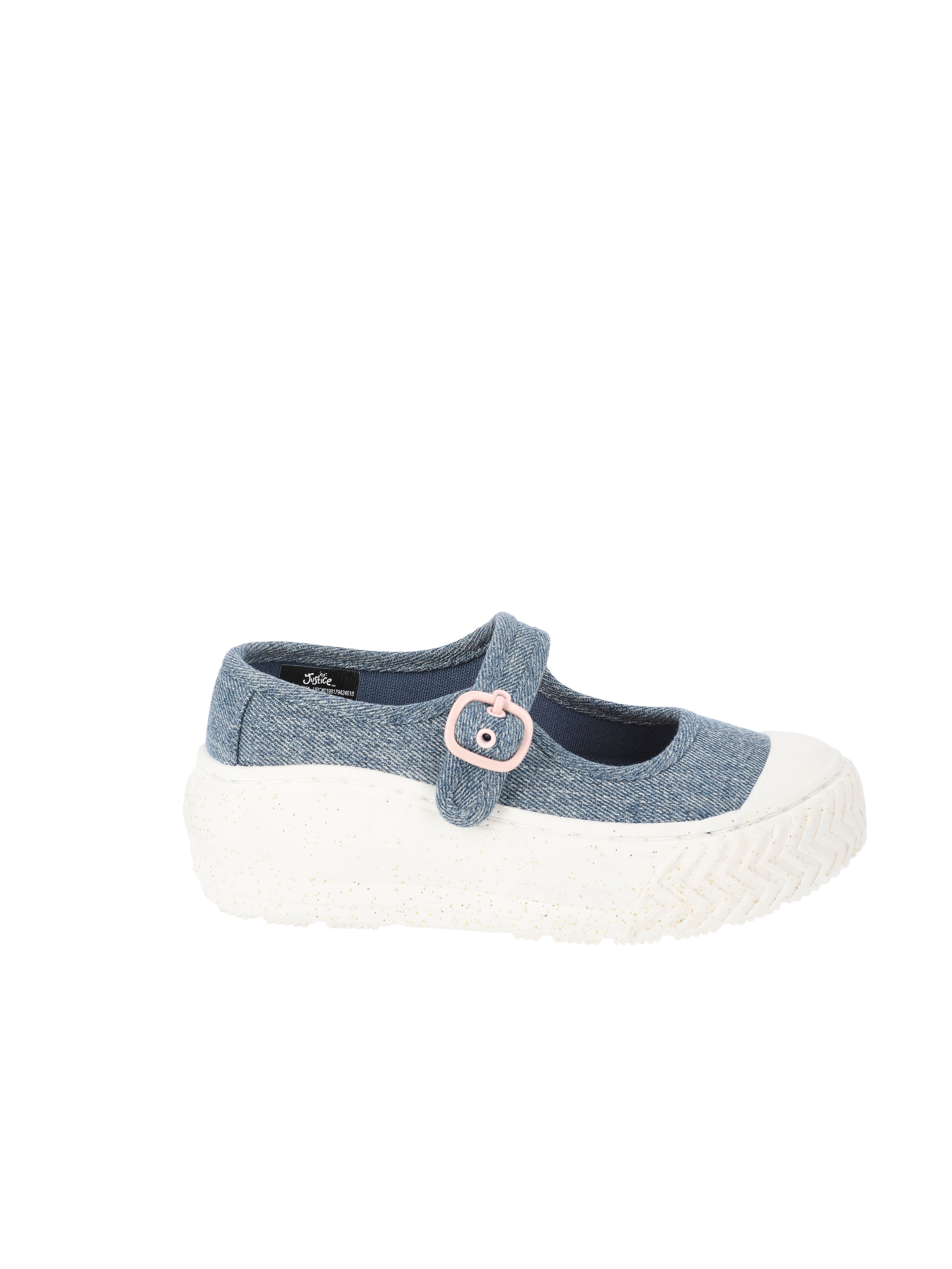 Justice Little Girl & Big Girls Mary Jane Casual Sneakers