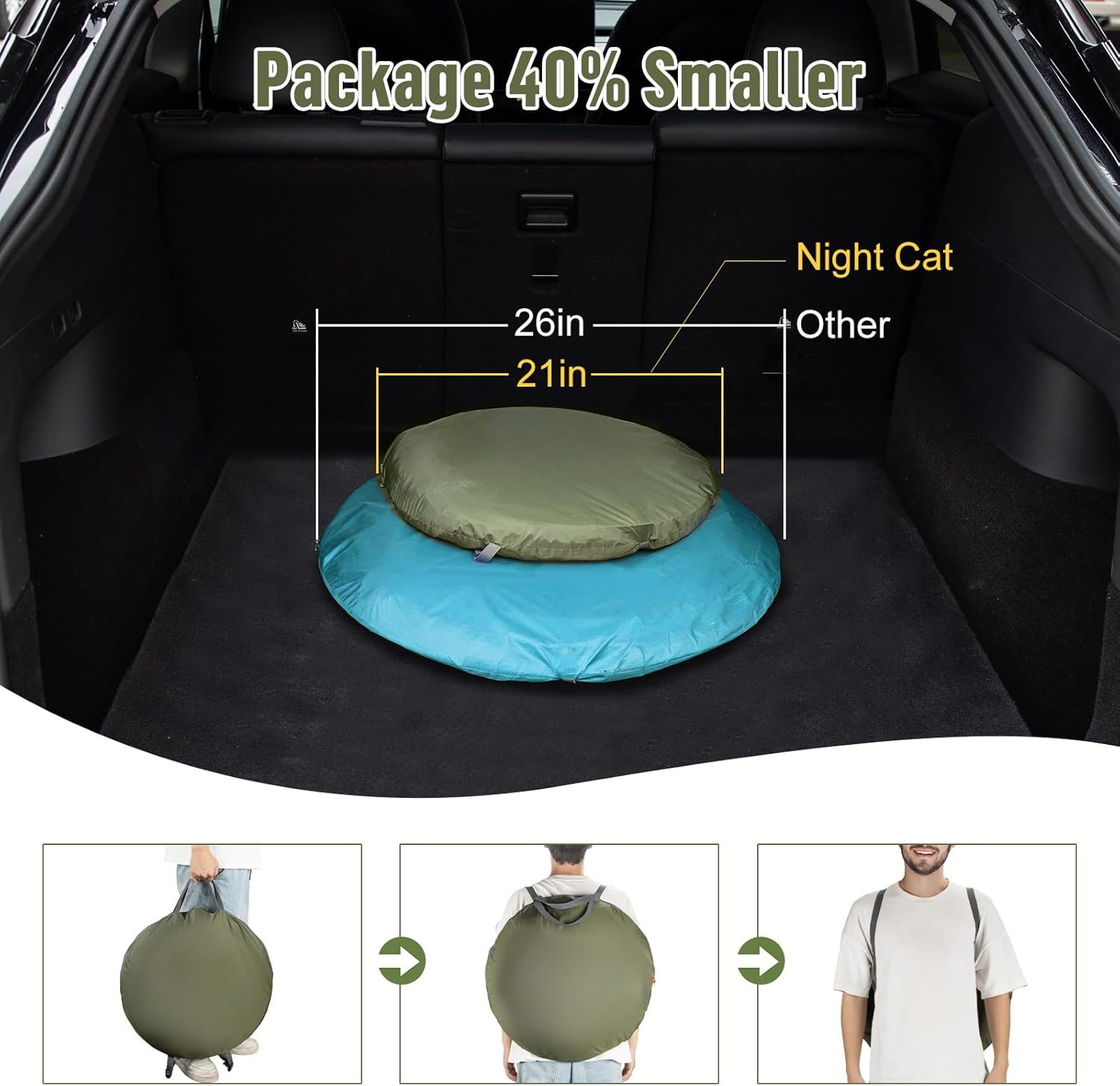 1 Person Pop-Up Tent, Waterproof Instant Camping Tent with Easy Setup, Portable Outdoor Tent for Hiking, Backpacking, Travel & Solo Camping