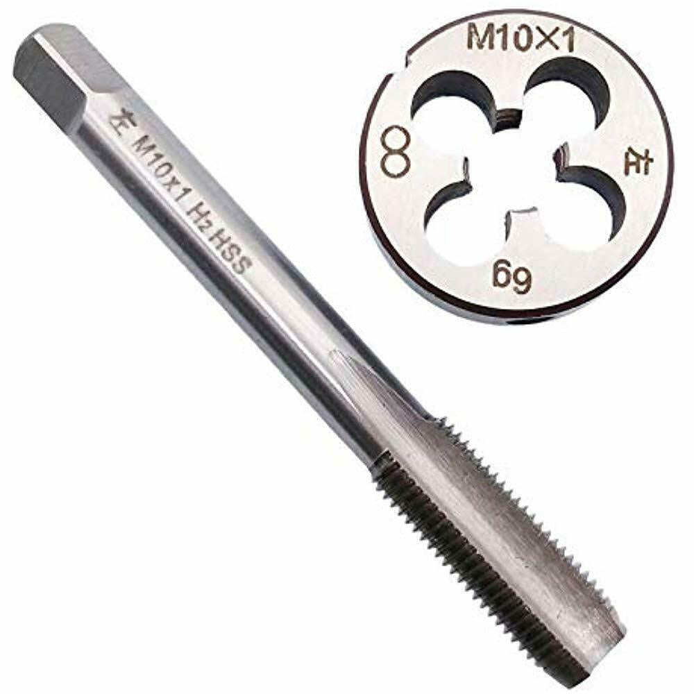 HSS M10 X 1mm Tap And 1 0mm Die Metric Thread Left Hand Tools Home hss-m10-x-1mm-tap-and-1-0mm-die-metric-thread-left-hand-tools-home