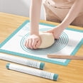 thumbnail image 4 of Goldeer Extra Large Silicone Baking Mat - 32x24 inch Non-Stick Pastry Mat for Dough Rolling, Macarons, Cookies & Bread | Non-Slip Counter Mat, Oven Liner & Fondant Work Surface | Dishwasher Safe, 4 of 9