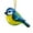 #16 Multicolor, variant on Fwttom Animal Christmas Ornaments - Cute Little Brid Hanging Christmas Tree Decorations, 2D Flat Small Accessories Xmas Holiday Decor