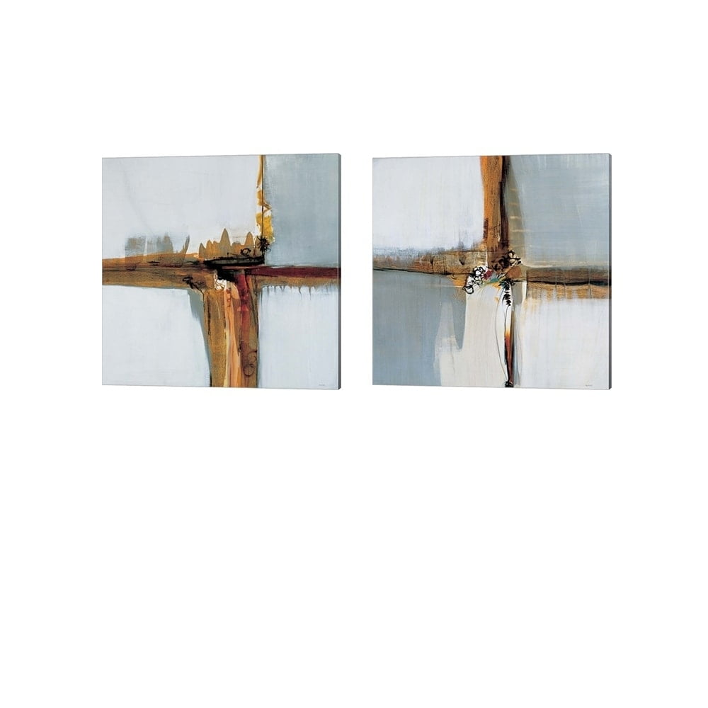 Belfast by Sarah Stockstill Canvas Art Set of 2 14 inch X 14 inch Each