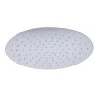 ALFI brand RAIN128-PSS 12" Oval Polished Solid Stainless Steel Ultra Thin Rain Shower Head