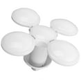 thumbnail image 3 of Bombilla LED plegable tipo balón de fútbol, ABS y acrílico, 85-265 V, E27, E26, 40 W, color blanco, 3 of 14