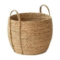 thumbnail image 1 of Cesta tejida para maceta, maceta, decoración del hogar, adorno con diseño de asa, planta 35cmx35cmx28cm, 1 of 9