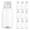 Transparent, variant on Nestingho 10pcs Plastic Empty Juice Bottles Reusable Water Bottles with Caps Clear Drink Containers 100ml Plastic Juice Bottles