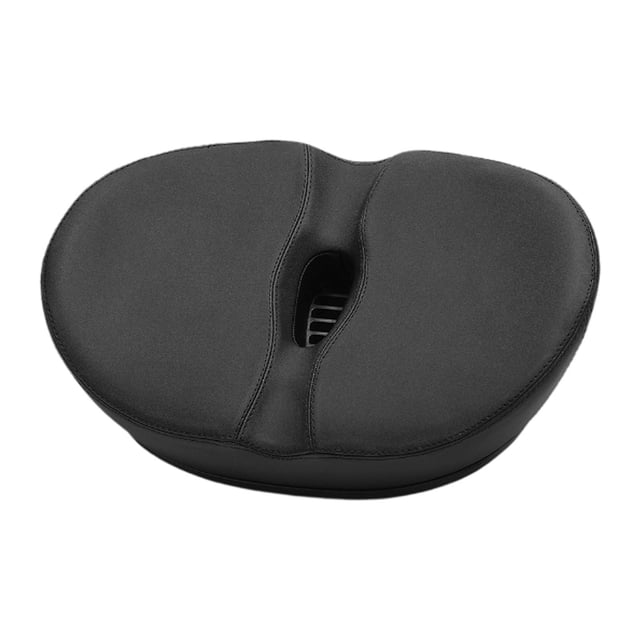 Sillín de bicicleta de PU con cojín para bicicleta de montaña, bicicleta de carretera, bicicleta plegable Negro
