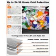 thumbnail image 4 of Hielera térmica Ice Chest DREAMZA Soft Wheels con aislamiento para 60 latas, 4 of 7