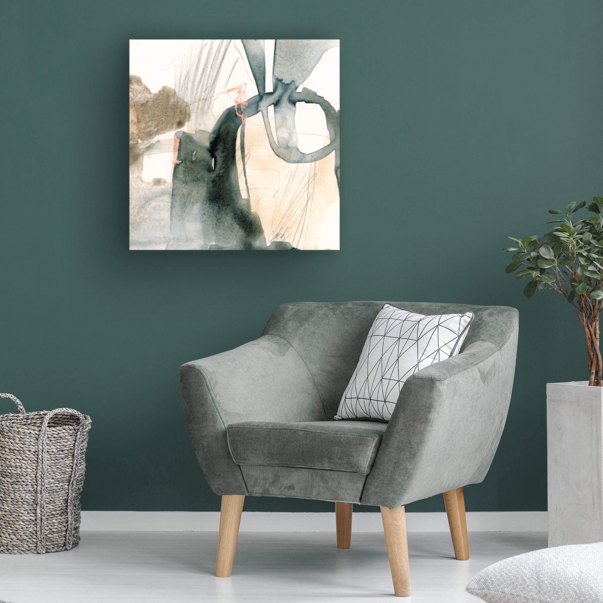 Victoria Barnes 'Silt Spray II' Canvas Art
