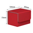 thumbnail image 2 of thinsony Card Deck Box Storage Holder Organizer W/ Magnet Closure Display TCG Red, 2 of 9