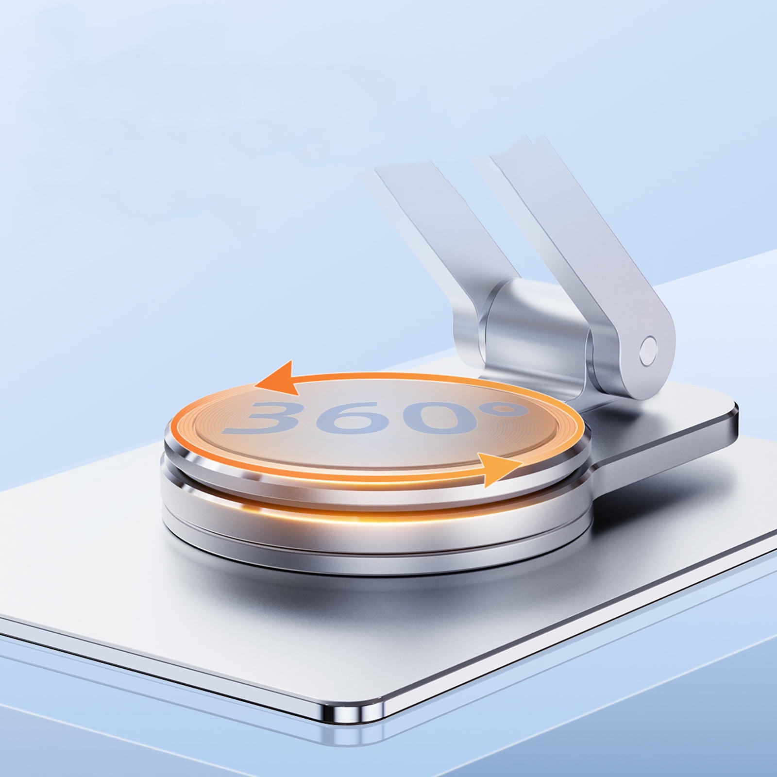 TECH CIRCLE Cell Phone Stand - Sturdy Kickstand with Adjustable Viewing Angles & Height for iPad Tablet, Silver