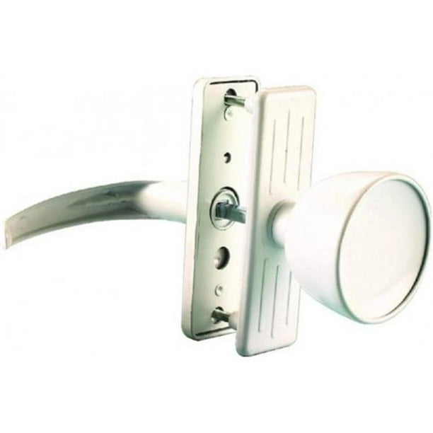 831370 Door Knob Latch Storm, White