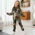 thumbnail image 3 of Uorisanigo Girls Boys Long Sleeve Hooded Camo Deer Hunting Pullover Sweatshirt Cozy Clothes Oversized Hoodie & Jogger Pants with Pockets 2 Piece Fall Winter Outfit Set, 3 of 7