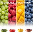 thumbnail image 3 of Fresh Food Containers Set of 4, Reusable Silicone Fresh Pods for Avocado, Onions, Tomatoes and Garlic, Anti-Oxidation Storage Solution for Refrigerator Use, 3 of 7