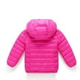 thumbnail image 3 of LFEOOST Baby Boys Girls Winter Coats Toddler Bear Hoods Down Jacket Infant Kids Light Puffer Padded Outwear 2-8 Years Hot Pink 110, 3 of 4