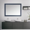 thumbnail image 3 of Altair Design Ivy 48" Rectangular Bathroom Wood Framed Wall Mirror in Royal&nbsp;Blue, 3 of 9