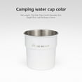 thumbnail image 4 of Hovilon Stainless Steel Pint Cups Shatterproof Cup，Stainless Steel Cup 300mL Outdoor Camping Coffee Cup Cold Drink Cup Beer Mug Solid 304 Stainless Steel Food Grade Cup Camping Equipment, 4 of 6