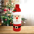 thumbnail image 6 of EGYMEN Christmas Wine Bottle Gift Bag - Reusable Knitted Sleeve, 10.6x3.7in, Festive Decoration for Parties and Gifts, 6 of 6