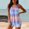 thumbnail image 4 of Otvok Blouson Tankini Swimsuits for Women 2 Piece Bathing Suits Tops with Boyshorts Modest Swimwear, 4 of 6
