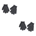thumbnail image 3 of Qarigey 1 par de guantes para niños, guantes delicados para niños, prácticos, prácticos, para niños y niñas, accesorios de ropa para ropa Negro 2piezas, 3 of 6