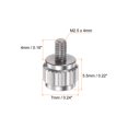thumbnail image 2 of Unique Bargains 4pcs Ronde Tête Plate Moleté Pouce M2.5x4mm Main Serrage Vis Filetées Boulons de Bouton pour Vernier Étriers, 2 of 5