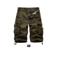 thumbnail image 3 of fastboy Cargo Shorts Pantalons Décontractés Homme Tenue Résistance à l'Usure Usage Extérieur Intérieur Commodité Costume de Travail à la Mode Vert 40, 3 of 6