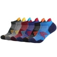 thumbnail image 4 of YOMYM Ankle Hiking Running Socks for Women Compression Thick Athletic Cushion Breathable Socks 6 Pairs, 4 of 8