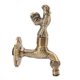 thumbnail image 1 of Grifo de cobre tallado ANGGREK bronce resistente a la corrosión G1/2in, 1 of 8