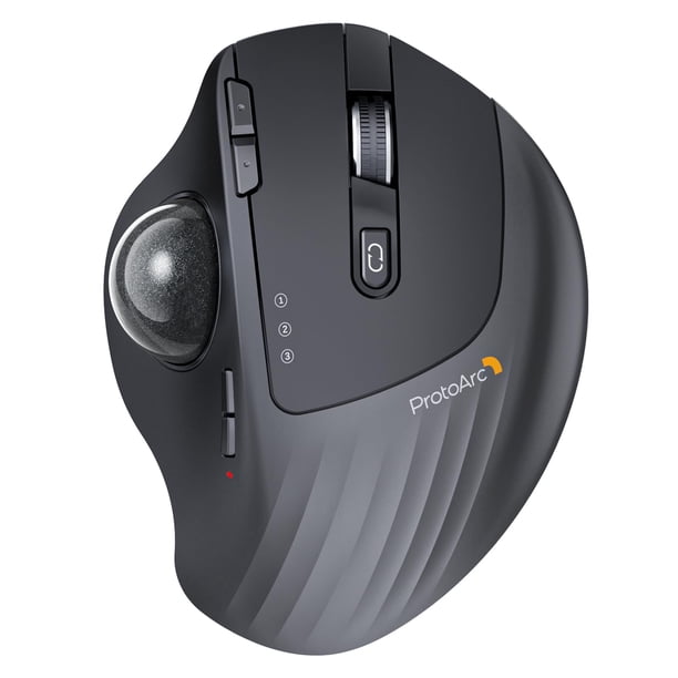 Ratón Trackball Inalámbrico ProtoArc EM01NL Bluetooth Gris
