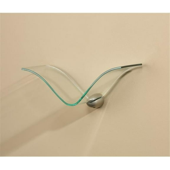 Amore Designs CPTSHERONCL Concepts Heron Clear Glass Shelf