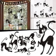 thumbnail image 2 of 1 Pcs Halloween Black Cat Wall Sticker for Men and Women Room Bedroom Classroom Car Window Cute Stickers Waterproof Large Vinyl Decals Home Accessories Party Decorations(black), 2 of 7