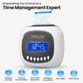 thumbnail image 5 of Timozia Punch Card Attendance Machine – Time Tracker Bundy Clock for Small Business – In and Out Time Clocks with Gifts, 5 of 7