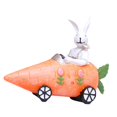 thumbnail image 2 of Decoración de de Pascua, decoración de mesa, figura de conejo, estatua de conejo divertida, decoración de Pascua para mesa de granja Zanahoria, 2 of 8